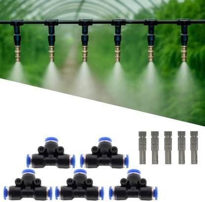 Jern Adjustable Atomiser Nozzles with T-Connectors, Manual Flow Control ...