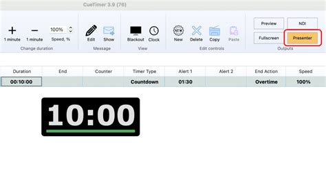 Image result for Presenter Timer Program