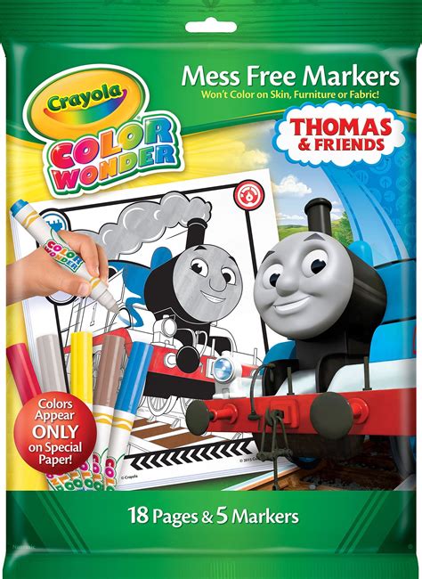 Buy CRAYOLA Color Wonder Thomas and Friends Mess Free Coloring Pages ...