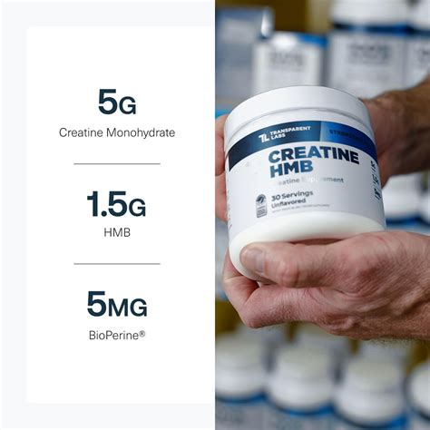 TransparentLabs Transparent Labs Creatine HMB - Creatine Monohydrate ...