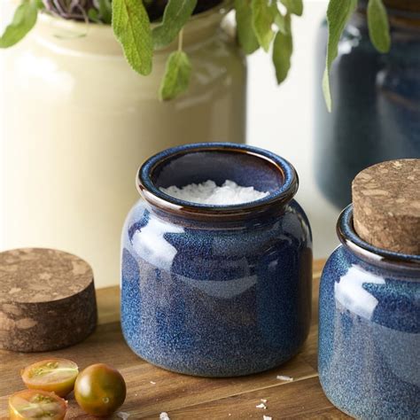 BRUGDHAJ jar with lid, blue, 0.3 l (10 oz) - IKEA