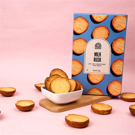 MILK RUSK (275GM) – The Hazelnut Factory