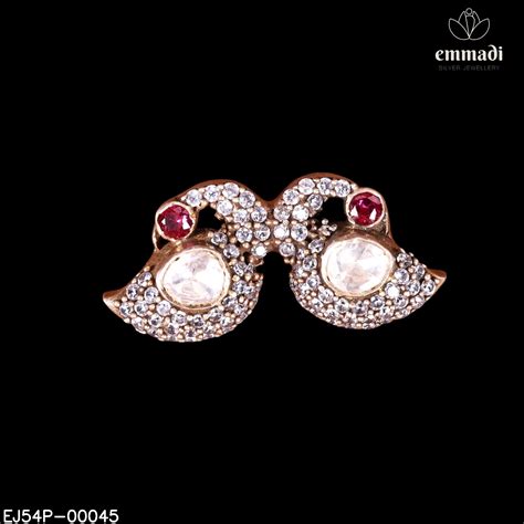 Pendant Brouch Moissanite – Emmadi Silver Jewellery