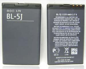 Ecart Mobile Battery For Nokia BL-5J Battery for Nokia 5230 5233 5800 ...