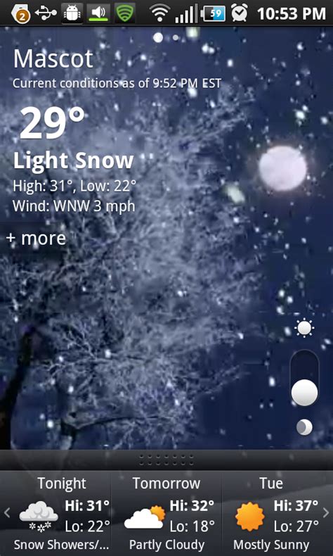 Free Weather Apps for Android 的图像结果