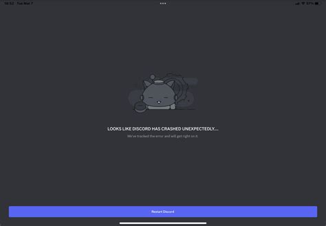 Discord gives me this message whenever i swipe left or right. I ...
