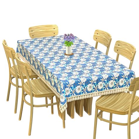 Buy Kuber Industries Dining Table Cover 6 Seater|Table Cloth|Table ...