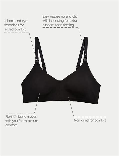 Buy Flexifit™ Non Wired Nursing Bra A-H at Marks & Spencer