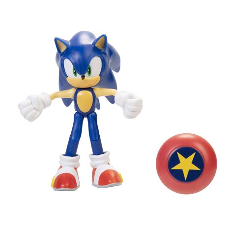 Buy Sonic The Hedgehog 4" Sonic Action Figure with Star Spring ...