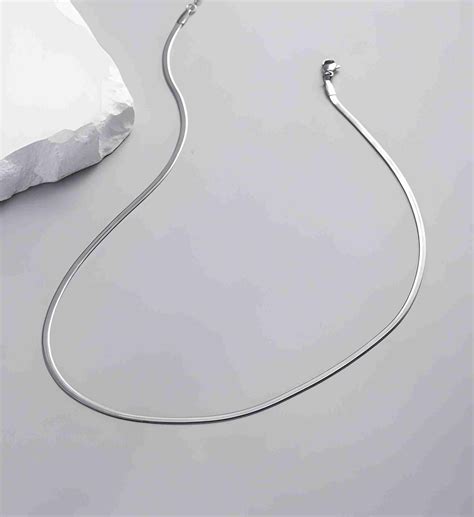 Minprice Anti Tarnish Plain Silk Design 3mm Stainless Steel Silver ...