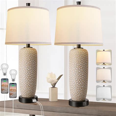 360 Lighting Anna 27 1/4" Tall Modern Coastal Table Lamps Set of 2 ...