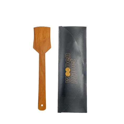 Buy WOODEN PLANET Kerala Teak Wood Compact Flip/Spatula/Ladle for ...