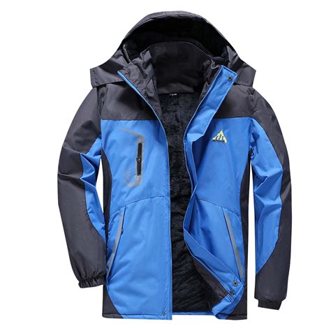Zpanxa Men's Extreme Cold Weather Jacket Waterproof Windproof Thick ...