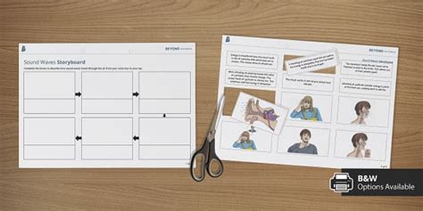 Sound Waves Storyboard | Waves | KS3 Physics | Beyond