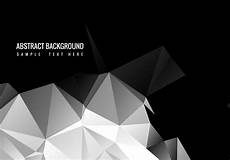 Black Abstract Vector by Free Black Polygon Vector Background Free Black Abstract Vector