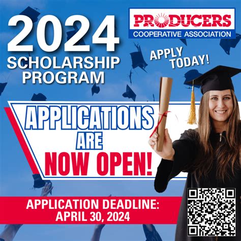 Producers Cooperative 2024 Scholarship Applications Now Open!