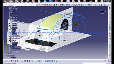 catia 10 Extrapolating Curves and Surfaces CATIA Mechanical Design V5 6R2013