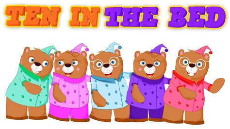 Ten in the Bed Nursery Rhyme with Lyrics | Educational Nursery Rhyme ...