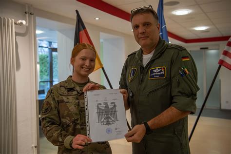 RAB Airman awarded gold German Armed Forces Military Proficiency Badge
