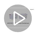 ARISTO Plastic Multipurpose Rectangular Storage Container Box Flip Top ...