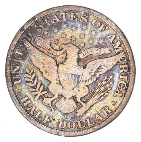 50c United States Coin - 1906-O Liberty Barber 90% Silver US Half ...