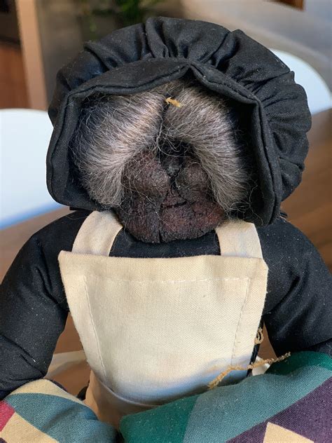 Vintage Apple Head Doll Women With Quilts Appalachian Folk Art Doll ...