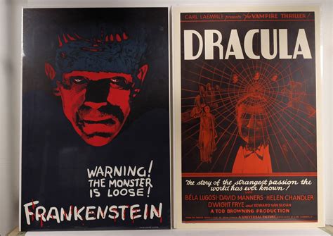 Dracula and Frankenstein Lobby Posters [161994]
