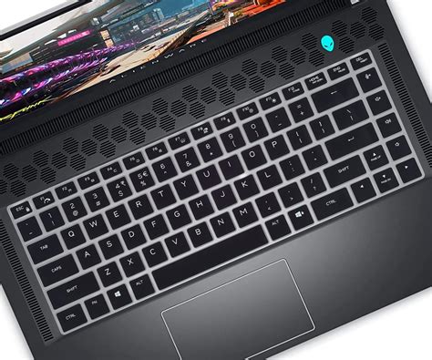 Keyboard Cover Skin for 2024 2023 Dell Alienware M16 R1 R2, Dell G16 ...