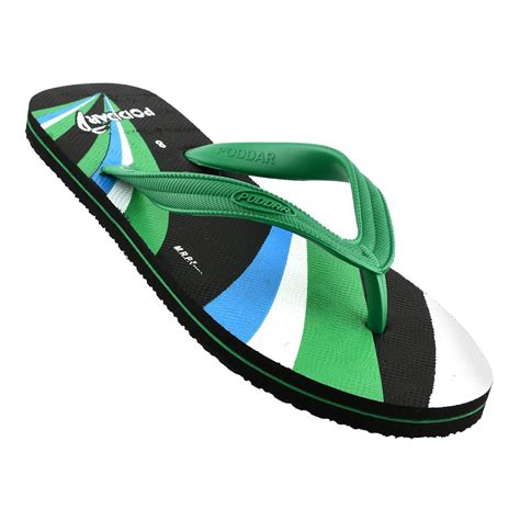 Buy Poddar Men's Hawai Slippers/Daily Use Slippers Flat Hawai Soft ...