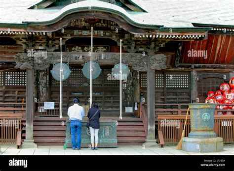 Daruma dolls at Shorinzan Daruma Temple in Takasaki