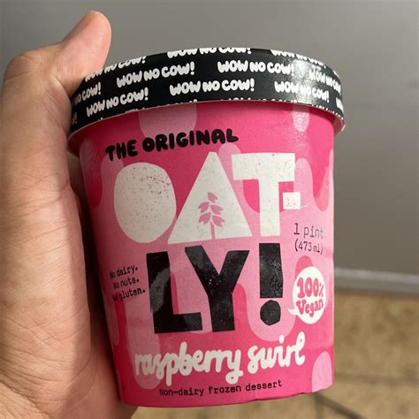 Raspberry swirl Ice Cream from Oatly - Vegan Product Reviews & Ratings ...