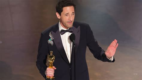 Adrien Brody May Have Given the Longest Speech in Oscar History