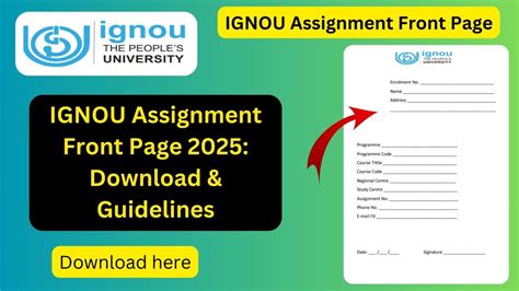 Image result for IGNOU Assignment Download