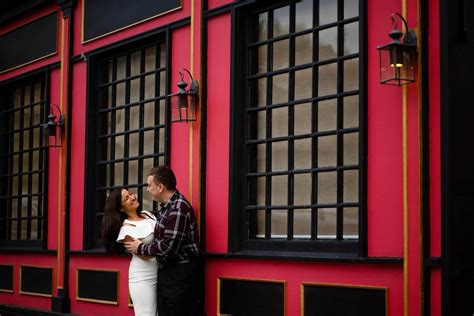 Shabnam and Joseph embrace outside of the Briar Rose Restaurant during ...
