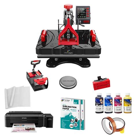 Print Digits | 2025 Model |5 in 1 Combo Teflon Coated Heavy Duty with ...