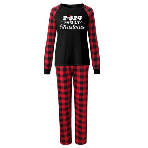 Family Matching Christmas Outfits Set for Women and Kids with Long ...