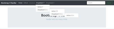 Drop Down and Navigation Using Bootstrap 的图像结果