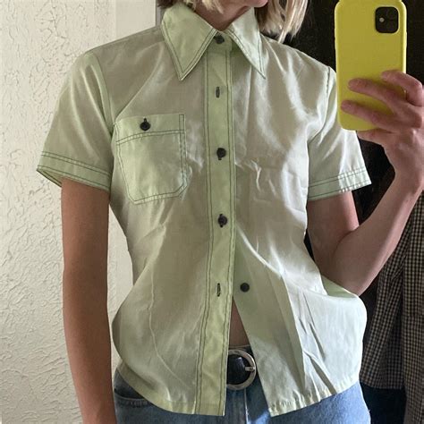 JCPenney Women's Green Shirt | Depop