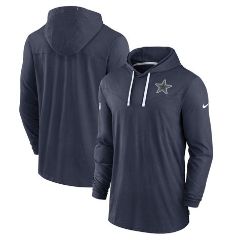 Nike Dallas Cowboys NFL Team Apparel Grey Crewneck Pullover Sweatshirt ...