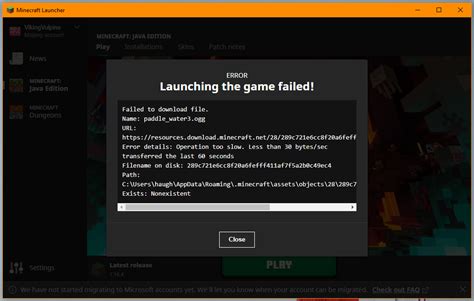 Image result for Minecraft Java Download Error