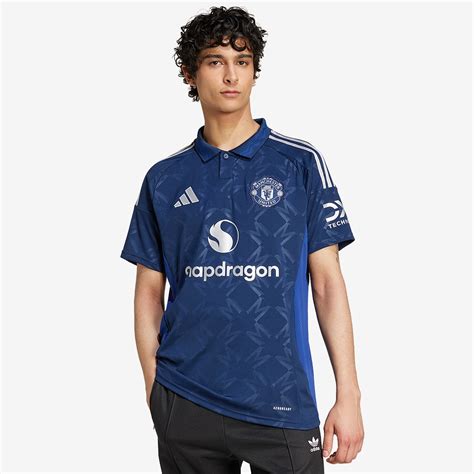 adidas Manchester United 24/25 Away Shirt - Night Indigo - Mens Replica ...