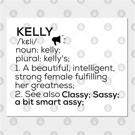 Kelly name definition kelly female name wall and art print kelly – Artofit