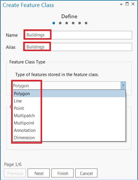 Rezultat imagine pentru Creating Feature Class ArcGIS Pro