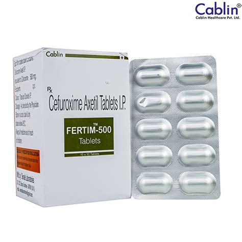FERTIM-500 Tablets Cablin Healthcare Pvt. Ltd,.