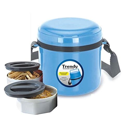 Buy Go Hooked 2 Containers Lunch Box (Blue) Online at Low Prices in ...