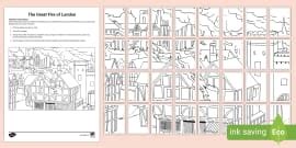 London Skyline Collaborative Colouring Activity Pack