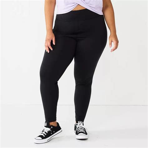 Juniors' Plus Size SO® Comfort High-Rise Leggings