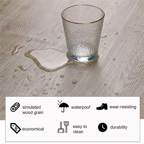 Buy Oxdigi Peel and Stick Vinyl Flooring Roll 23x 393/64 Sq.Ft, Thicken ...