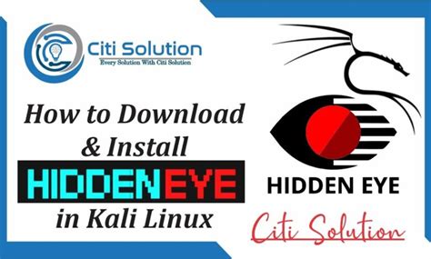 Rezultat imagine pentru Hidden Eye Tutorial Kali