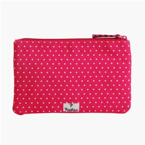 Buy PINAKEN Flamingo Blush Multicolour Two-Zip Pouch from Pinaken at ...